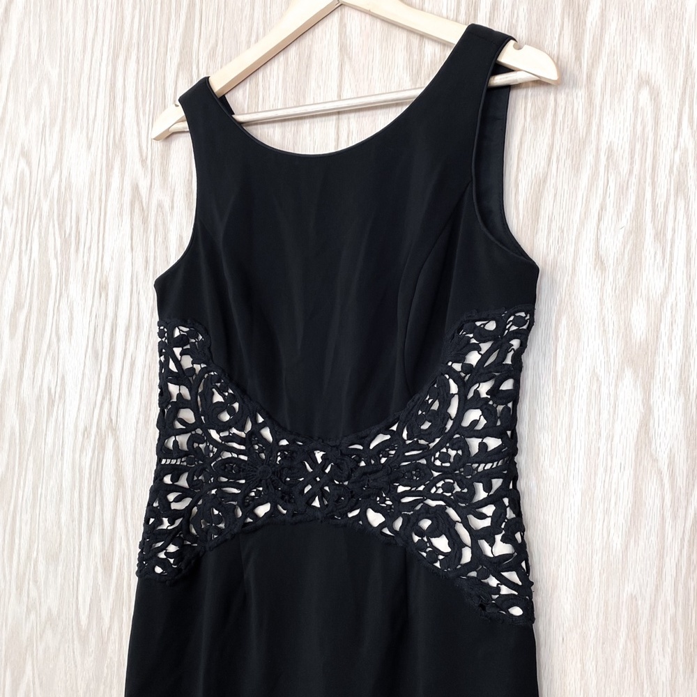 Donna Ricco Black Lace Cocktail Dress - Picture 4 of 10